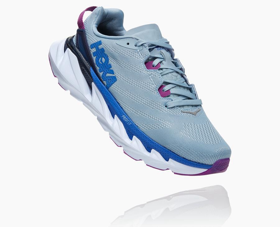 Tenis Hoka One One Mujer Azules - Elevon 2 - ZLWT39084